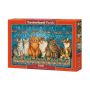 Puzzle Castorland 500el Kocia Arystokracja - 2